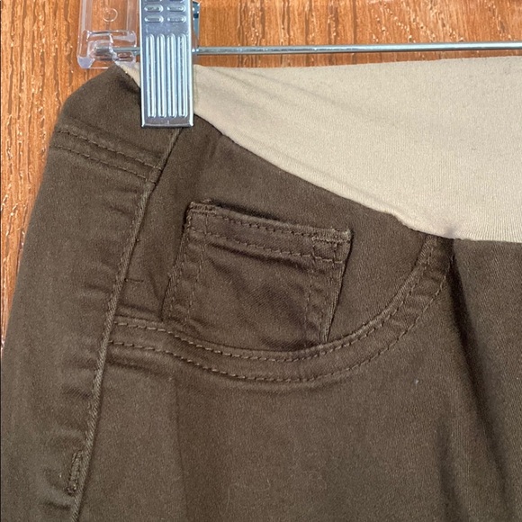 Olive Motherhood Maternity Skinny Jeans Full Panel - Picture 2 of 4